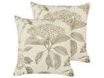 Coussin décoratif ROSEMARY Beige - Vert