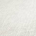 Uni-Tapete Metallic Effekt Weiß Grau Grau - Weiß - Kunststoff - Textil - 53 x 1005 x 1 cm