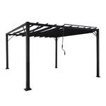 Pergola L40 Grau - Metall - 290 x 213 x 295 cm