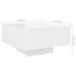 Table basse 3009668 Blanc brillant