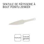 Spatule à pâtisserie blanche Blanc - Matière plastique - 7 x 34 x 1 cm