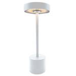 Kabellose Tischlampe ROBY WHITE Weiß - Metall - 12 x 30 x 12 cm