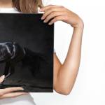 Image Sur Toile Cheval au Galop Sable 3D 90 x 60 x 60 cm