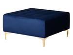 Modulsofa ABERDEEN 2-tlg Blau - Gold - Marineblau - Breite: 347 cm