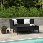 Garten-Lounge-Set (4-teilig) 3009677-1 Schwarz