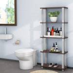 5 Ebenen Standregal Lagerregal Braun - Holzwerkstoff - 30 x 145 x 60 cm