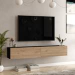 Meuble TV Lapinlahti à 2 portes Imitation chêne - Largeur : 180 cm