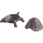Schildkröteförmige Ablage aus Gusseisen Metall - 11 x 6 x 9 cm