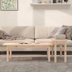 Couchtische 2er Set D724 Braun - Massivholz - 50 x 35 x 110 cm