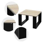 Table basse ML-DESIGN Set Noir - Chêne clair