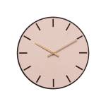 Wanduhr 32442 Gold - Pink - Naturfaser - 28 x 2 x 28 cm