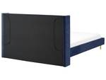 Doppelbett VILLETTE Schwarz - Blau - Marineblau - Breite: 205 cm