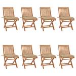 Gartenstuhl (8er Set) 3007494-4 Beige