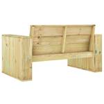 Banc de jardin 3011386 Vert - Bois manufacturé - Bois/Imitation - 139 x 74 x 76 cm