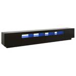 TV-Schrank mit LED-Leuchten D959 Schwarz