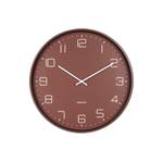 Horloge murale Lofty Fer - Rouge