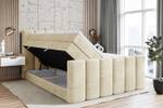 Boxspringbett BOXI1-Z KING Ecru - Breite: 200 cm