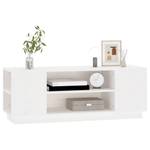 TV-Schrank D475 Weiß - Massivholz - 35 x 41 x 110 cm