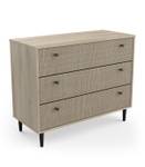 Commode Saïgon Beige - Bois manufacturé - 40 x 73 x 91 cm