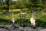 Gartenset Nandin 3-teilig Silber - Metall - 60 x 73 x 60 cm