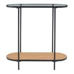 Table console Høyanger Noir - Métal - 80 x 80 x 30 cm