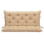 Coussin de banc de jardin Beige - Profondeur : 120 cm