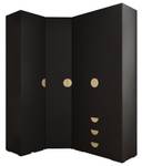 Garderobe Inova 4 Z6 Schwarz - Gold