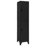 Armoire à casiers 294428-2 Noir - Profondeur : 45 cm