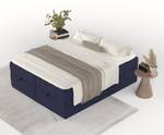 Boxspringbett Freja Marineblau - 200 x 62 x 201 cm - H3