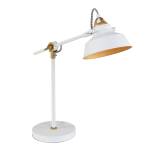 Lampe de table Nové Fer - 1 ampoule - Blanc