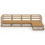 Garten-Lounge-Set (5-teilig) 3009925-2 Massivholz - Holzart/Dekor - 70 x 30 x 70 cm