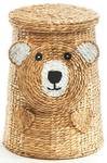 Wäschekorb BEAR72 Braun - Naturfaser - 33 x 56 x 33 cm