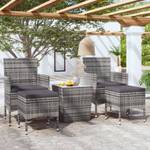 Garten Bistro Set (5-teilig) 3012962-1 Grau