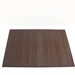 Tapis angulaire en bambou 203 Marron - Marron foncé - 200 x 200 cm