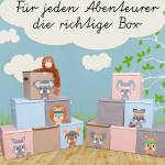Aufbewahrungsbox (2er mit Tiermotiv Set)
