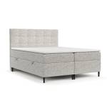 Boxspringbett Urbaneo Taschenfederkern Grau - Breite: 180 cm