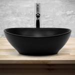lavabo 41x33,5x14,5 cm noir Noir - Céramique - 15 x 34 x 41 cm