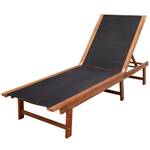 Chaise longue Marron - Bois massif - Bois/Imitation - 66 x 34 x 200 cm