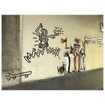 Exhibition for Basquiat Banksy Wandbild
