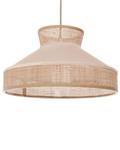 Lampe suspension BATALI Beige - Bleu pétrole