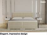 Boxspringbett Chandon Beige - Breite: 186 cm - H3