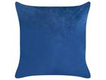 Coussin décoratif YUZURI Bleu - Bleu marine - Argenté