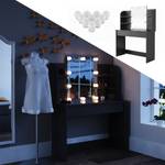 Schminktisch Charlotte mit LED Schwarz