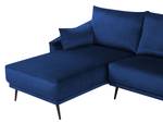 3-Sitzer Sofa VARDE Schwarz - Blau - Marineblau