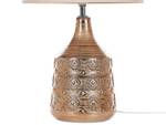 Tischlampen WARI Beige - Braun - Keramik - 29 x 47 x 29 cm