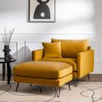 Fauteuil design Villabon Jaune moutarde