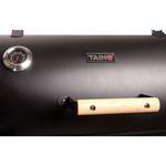 Smoker YUMA mit 3er Set Roste Schwarz - Metall - 170 x 145 x 80 cm