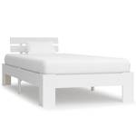 Cadre de lit 298511-1 Blanc - Largeur : 95 cm