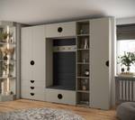 Garderobe Inova 4 Z11 Schwarz - Grau - Schwarz