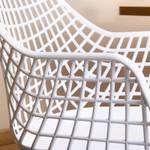 Chaises LUCIA (Lot de 4) Imitation chêne blanc